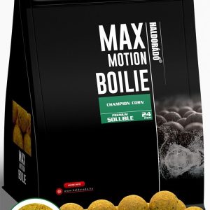 HALDORÁDÓ MAX MOTION Boilie Premium Soluble oldódó bojli 24 mm - Champion Corn