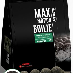 HALDORÁDÓ MAX MOTION Boilie Premium Soluble oldódó bojli 24 mm - Fekete Tintahal