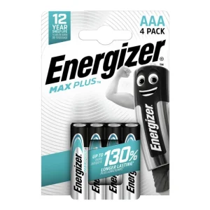 Energizer Max Plus alkáli ceruza elem AAA 4db/csomag